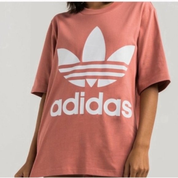 ash pink adidas shirt